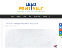 Tablet Screenshot of leadpositively.com